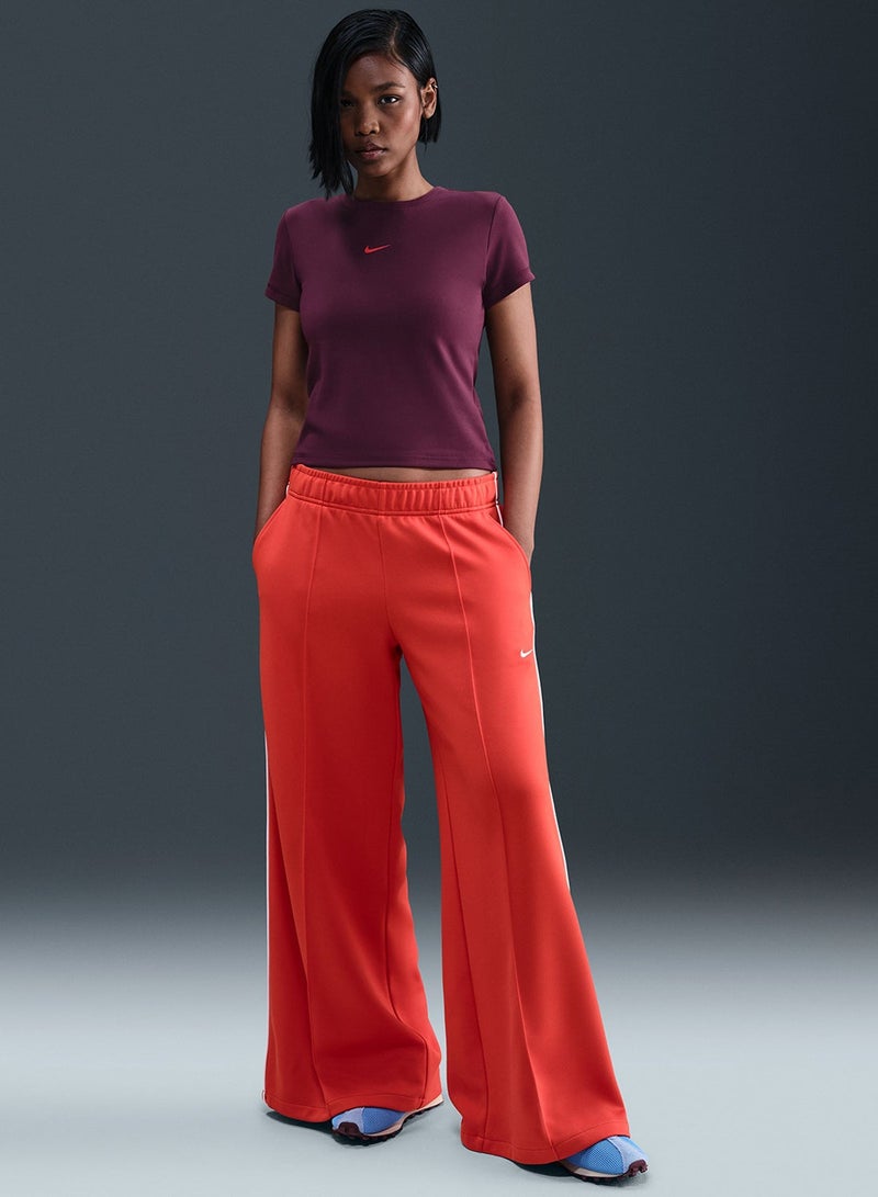 Nike Nsw Mid Cropped Glossy Jacket - Image 3